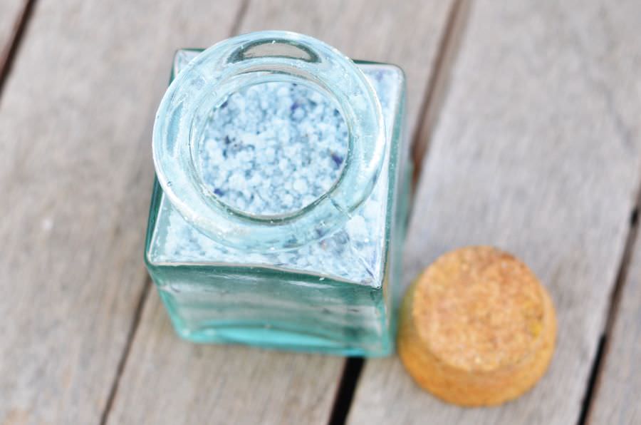 DIY sel bain lavande